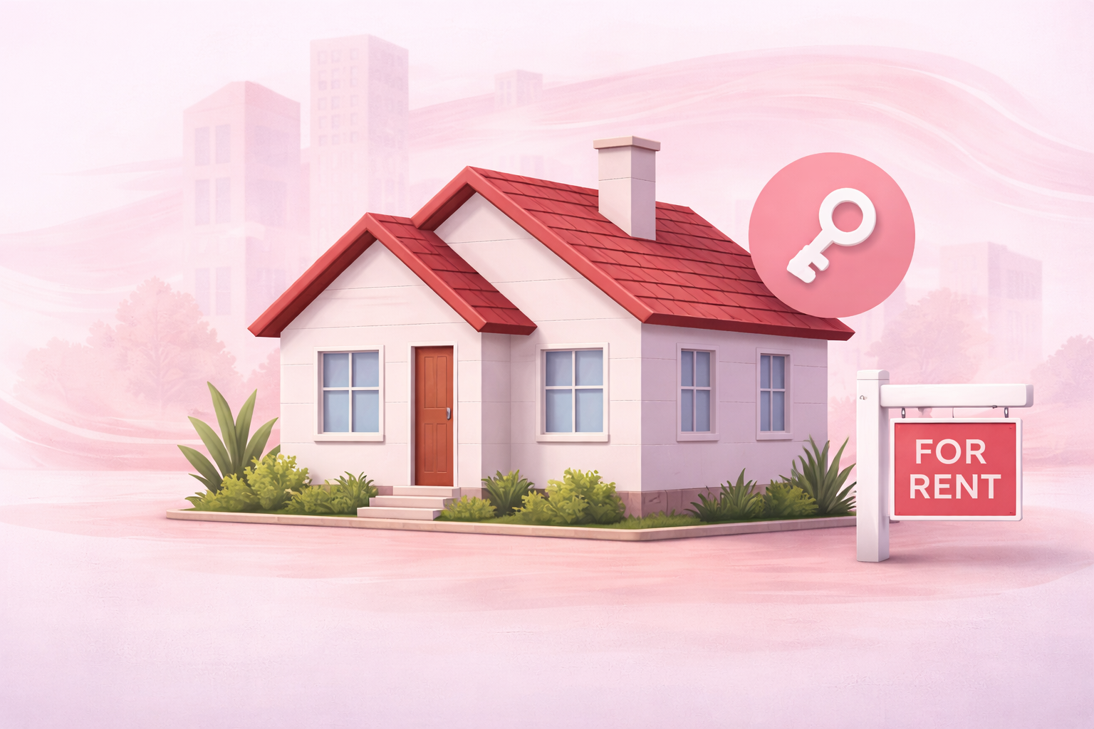 Decorative house illustration